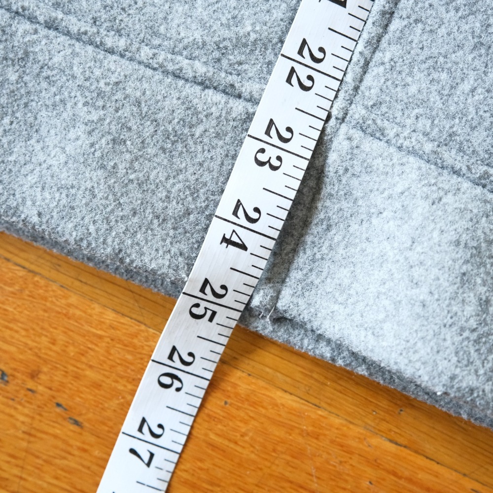 Zara Full Zip Hoodie Gray Textured Knit Boxy Relaxed Fit Sz M Streetwear Zip Up - Picture 7 of 9